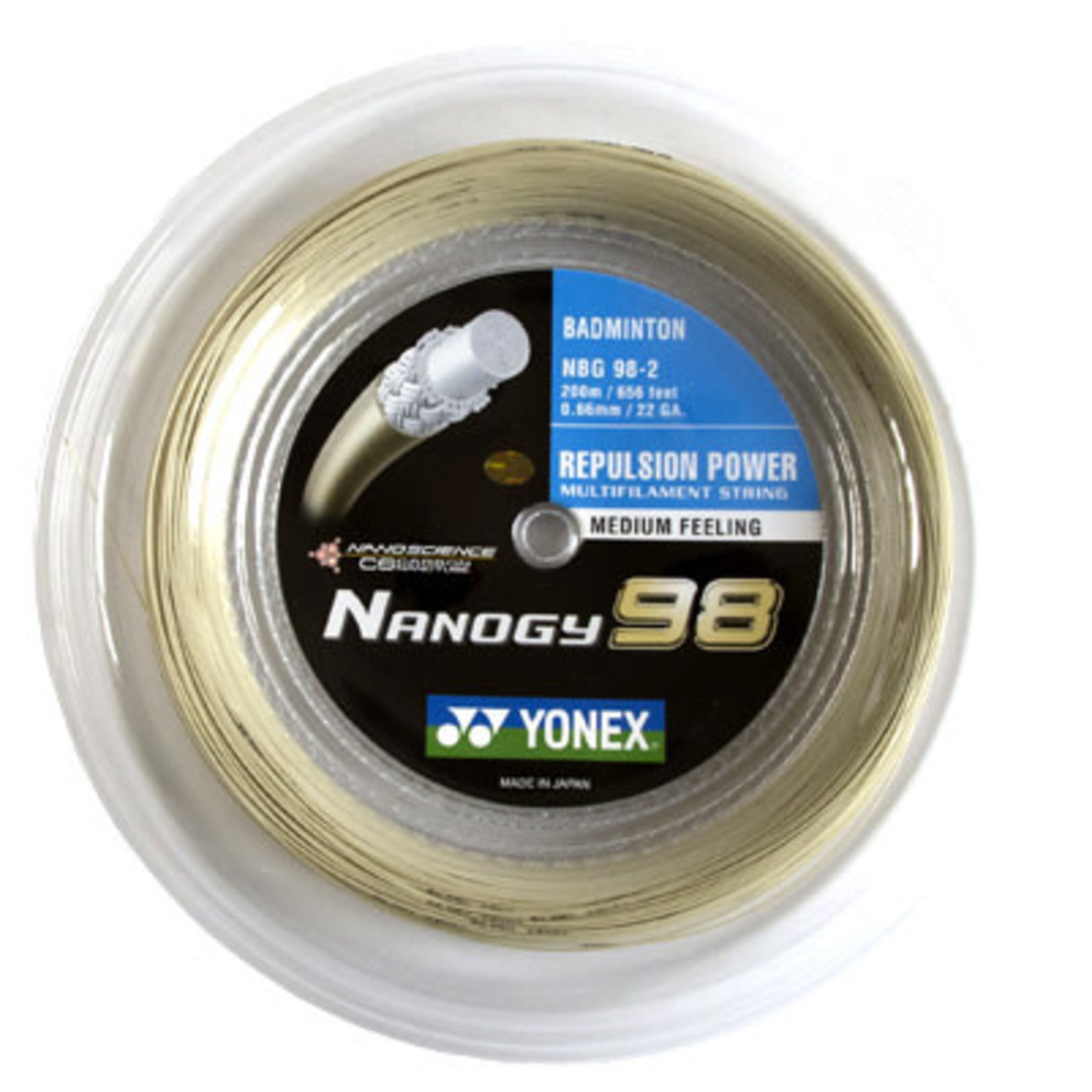Yonex Yonex Nanogy 98 Badminton String Reels (200m)
