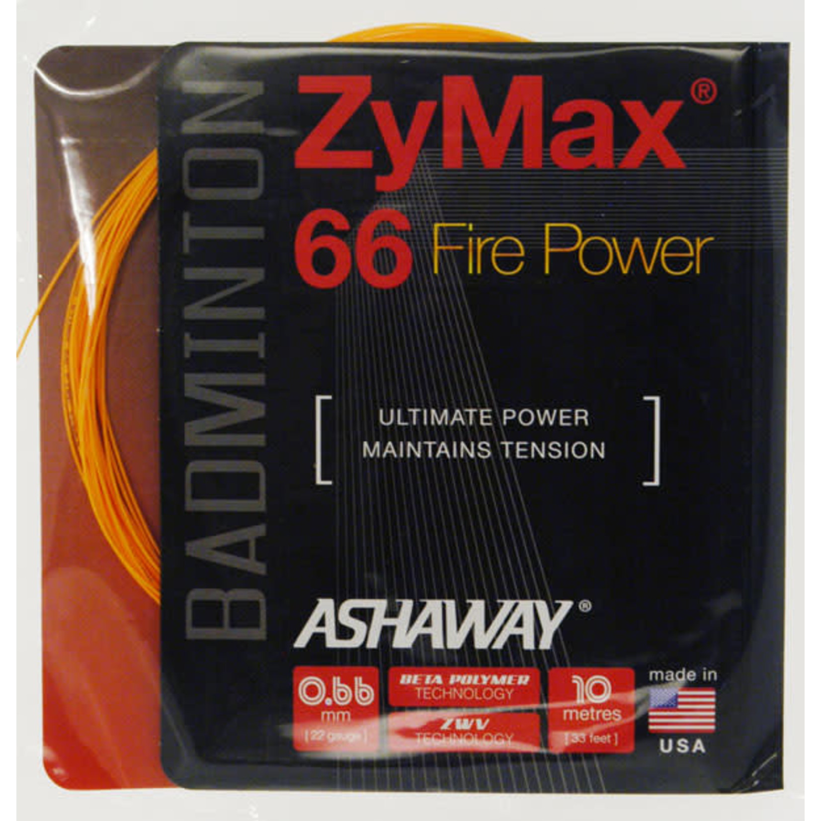 Ashaway Ashaway ZyMax 66 FirePower WH
