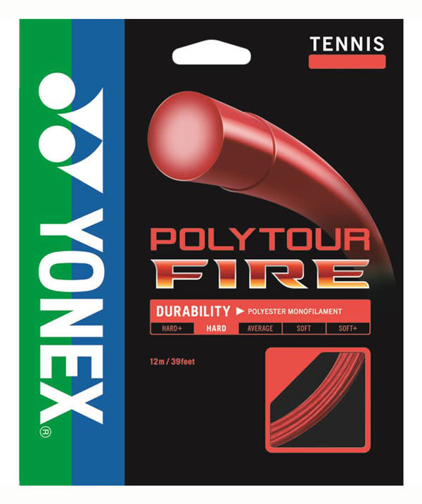 Yonex Polytour Fire Tennis Strings Courtside Sports