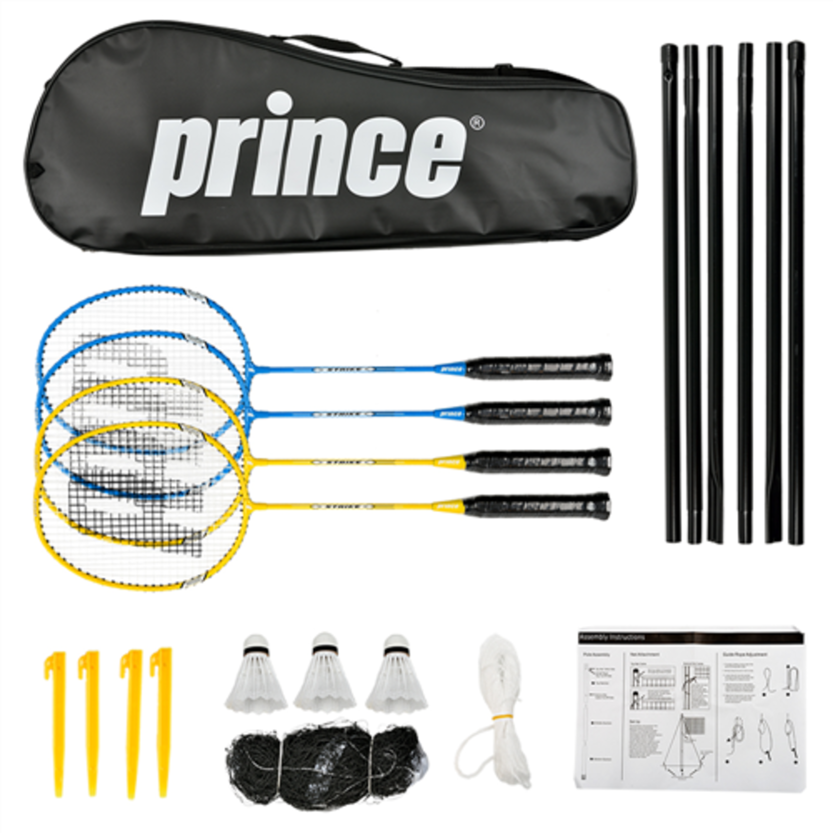 Prince Prince 4-Piece Badminton C Kit 080