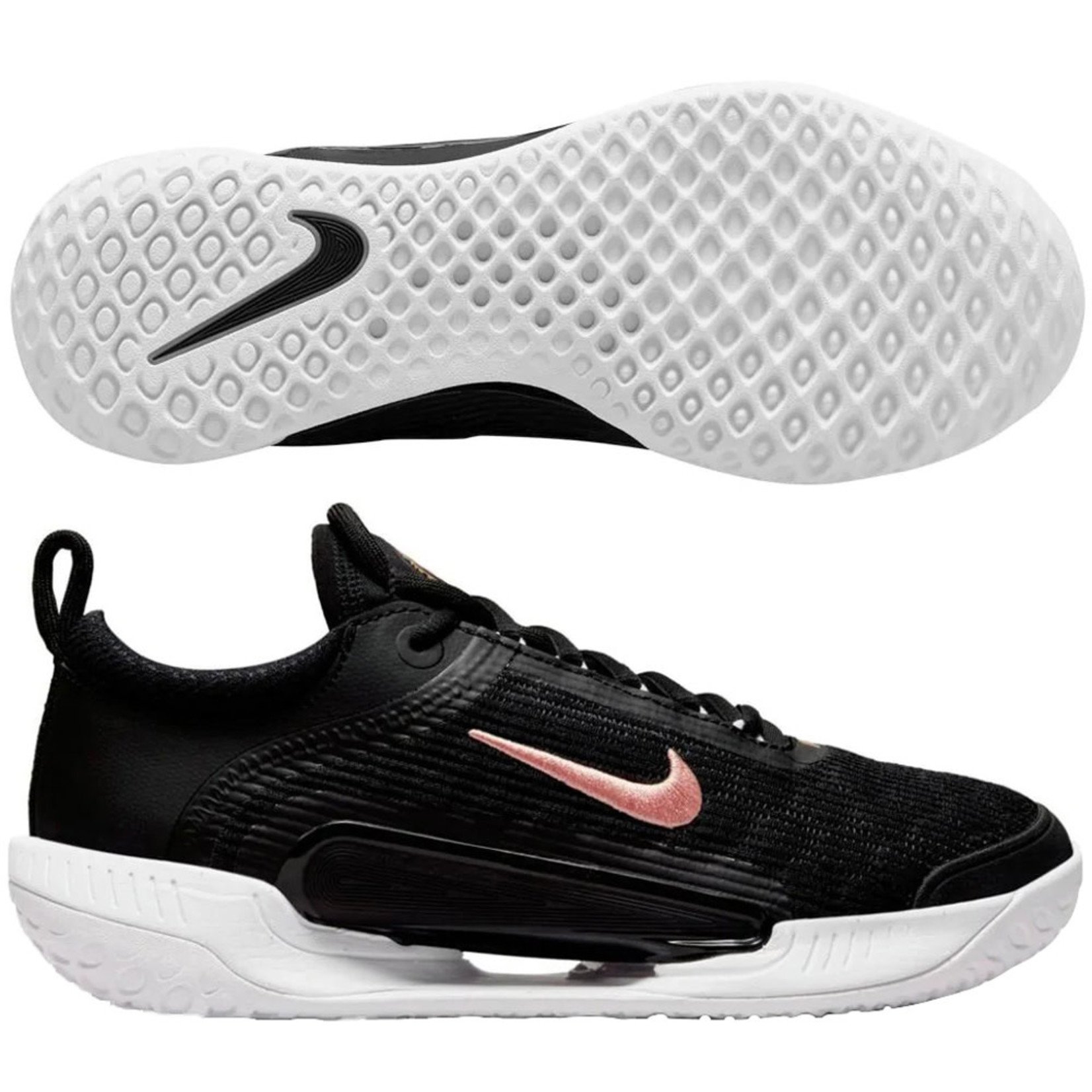 Nike Nike - NikeCourt Air Zoom NXT Women's Tennis Shoes Black/Metallic Red/Bronze