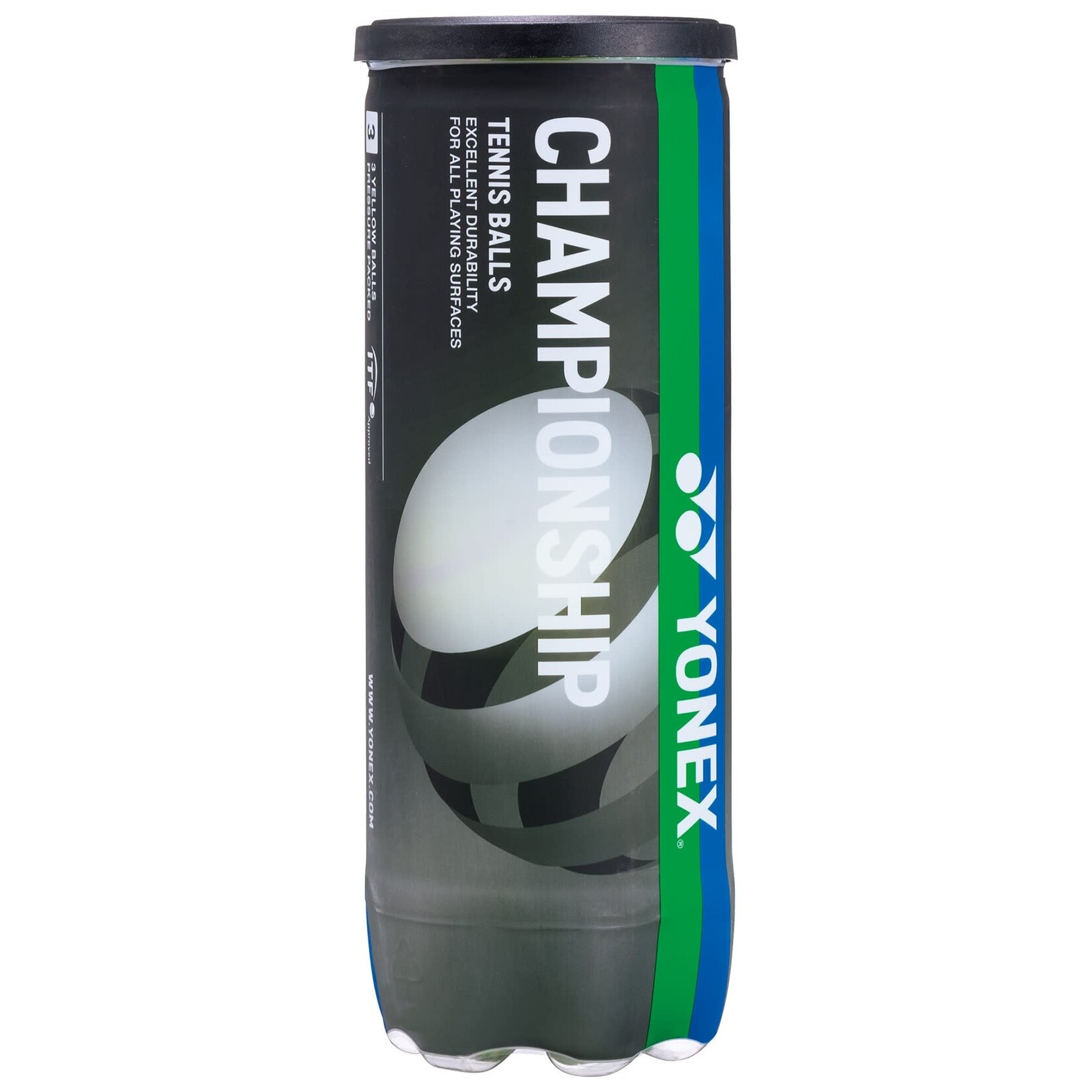 Champion Sports Tennis Balls (3 Pack), (Model: TB3)