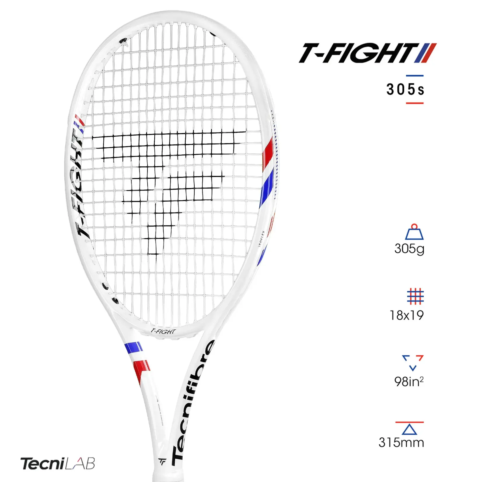 Tecnifibre Tecnifibre  T-Fight 305s (18x19) Tennis Racquet
