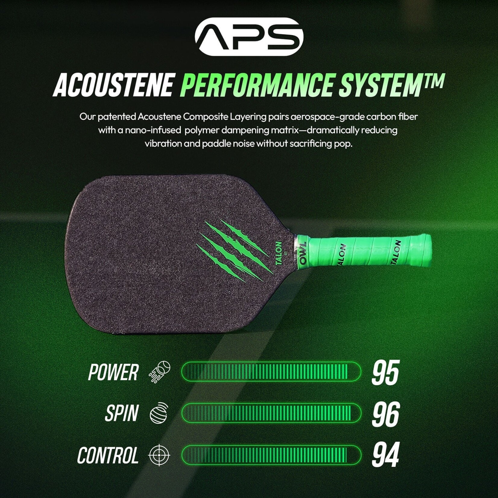 Owl Sport The OWL Talon X1 Pickleball Paddle