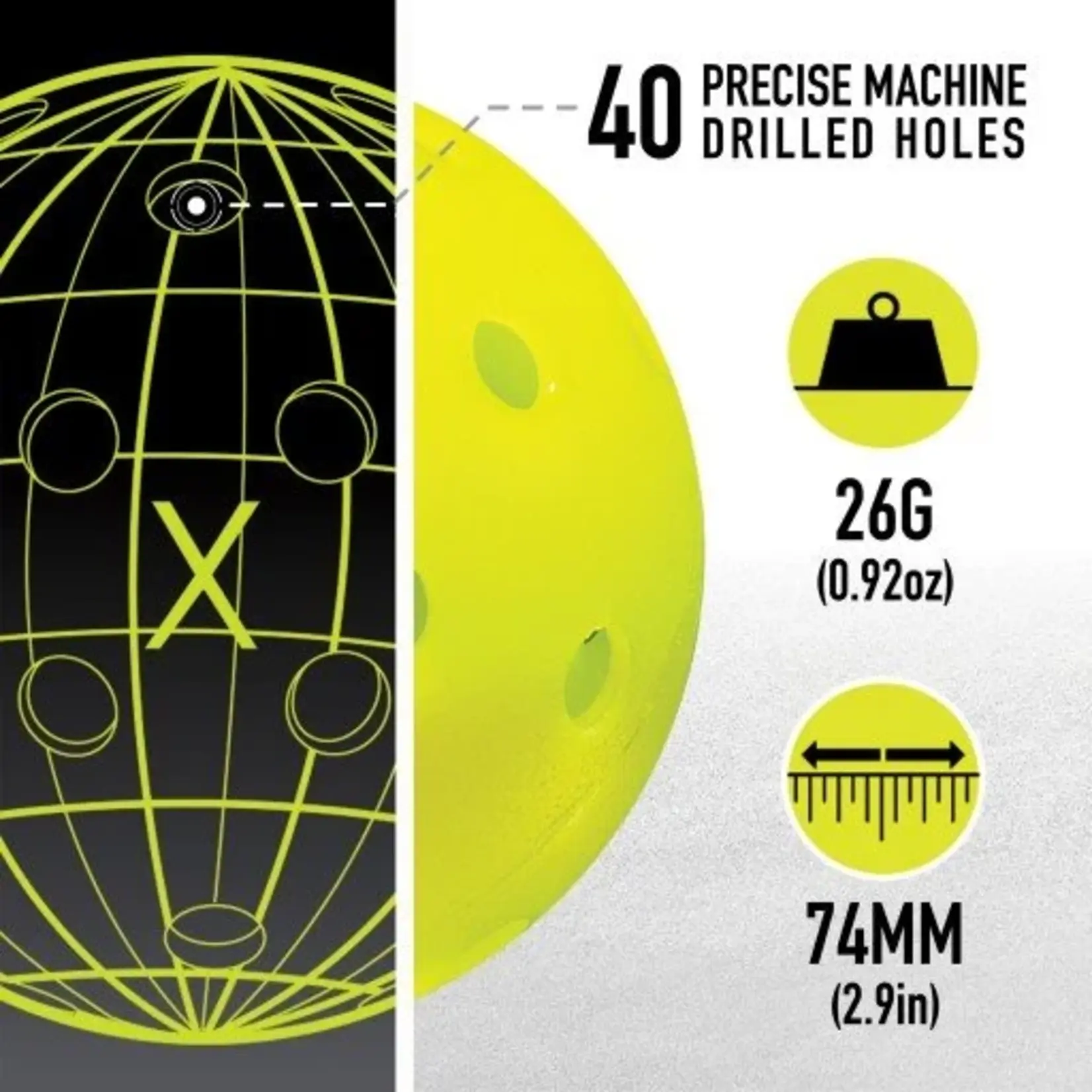 Franklin Franklin X-40 LAVA Outdoor Pickleball