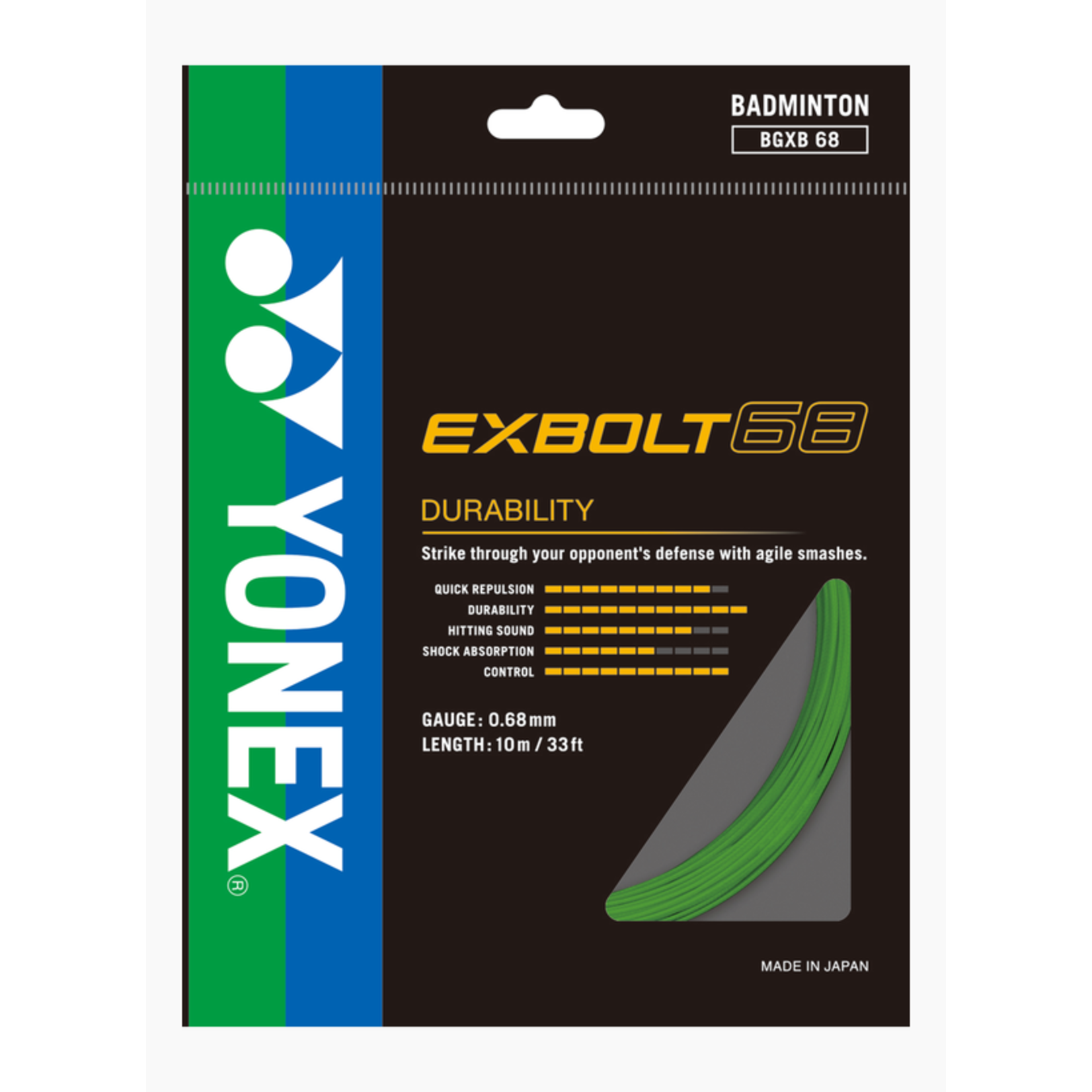 Yonex Yonex Exbolt 68 Badminton Strings (10m)