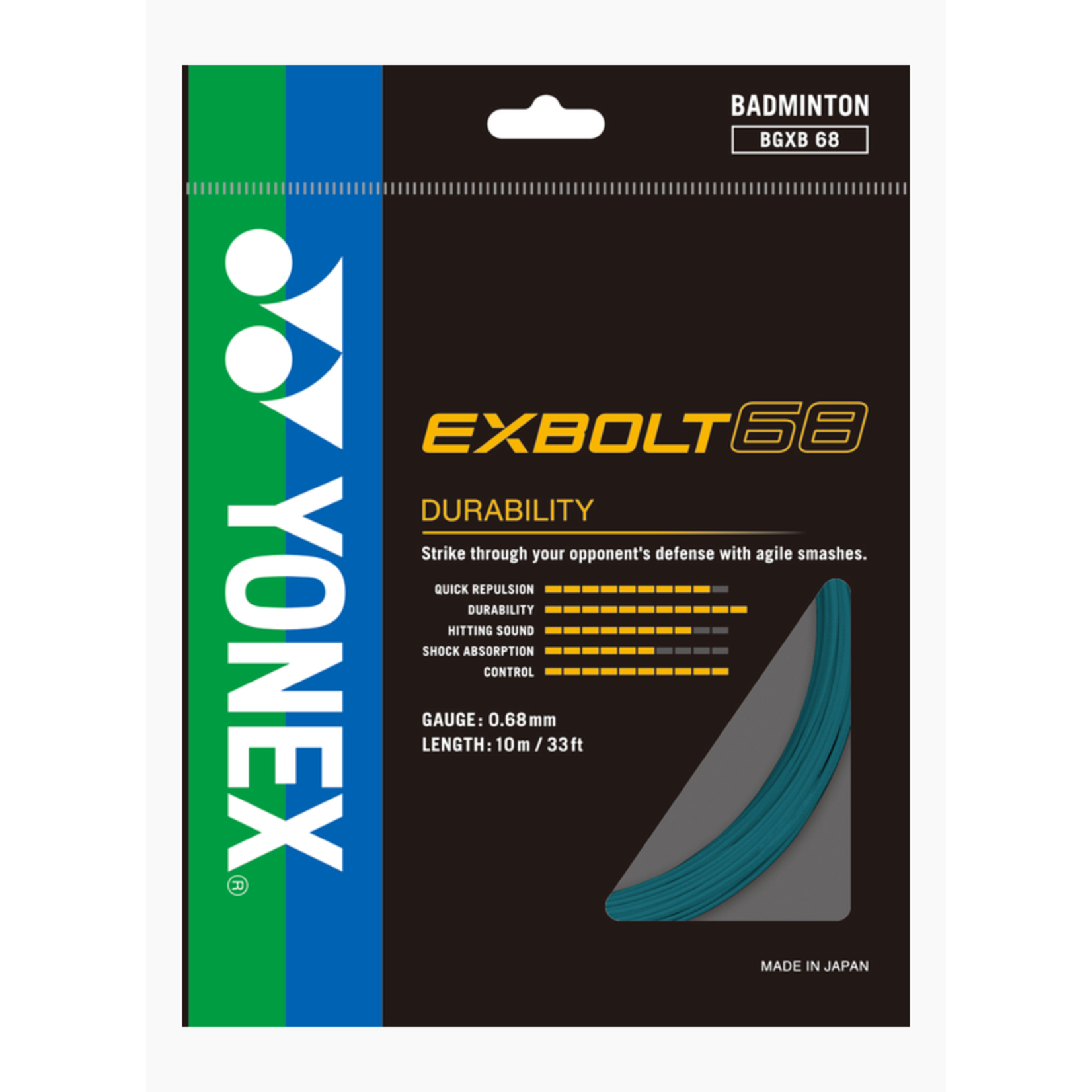 Yonex Yonex Exbolt 68 Badminton Strings (10m)
