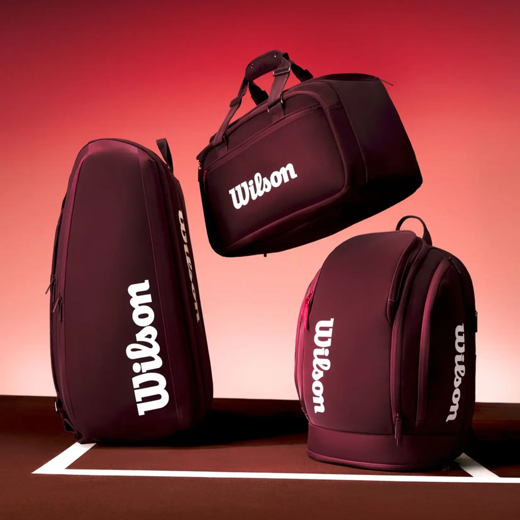 Wilson Wilson Defyer 9PK Red Tennis Bag