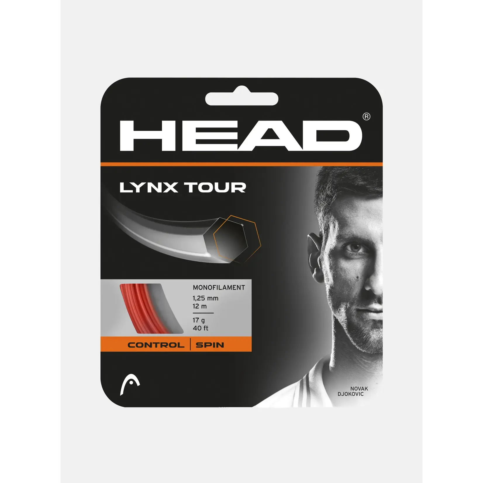 Head Head Lynx Tour Tennis Strings 17 Orange