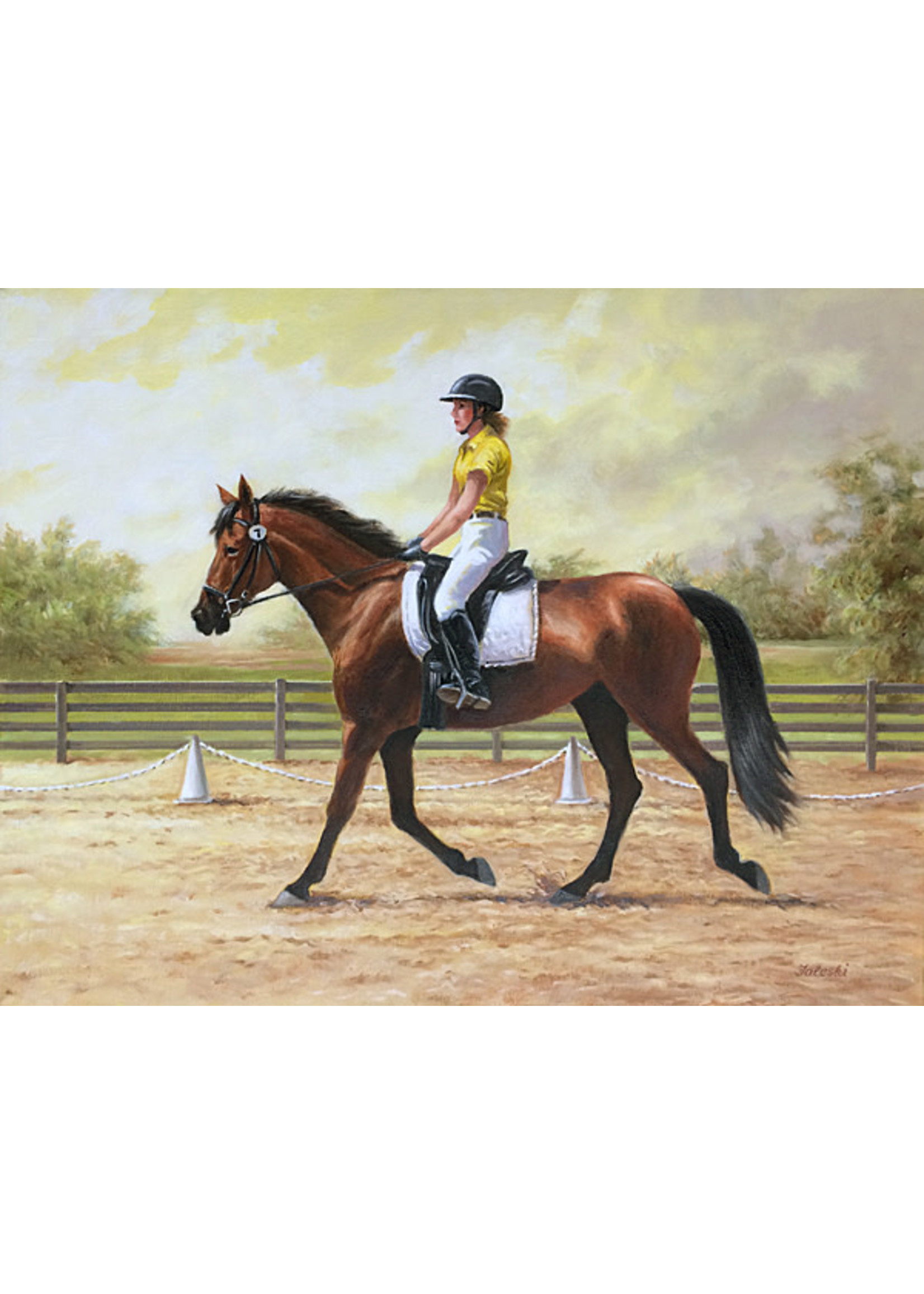 Stephanie Faleski STEP - Dreams and Dressage 20x16