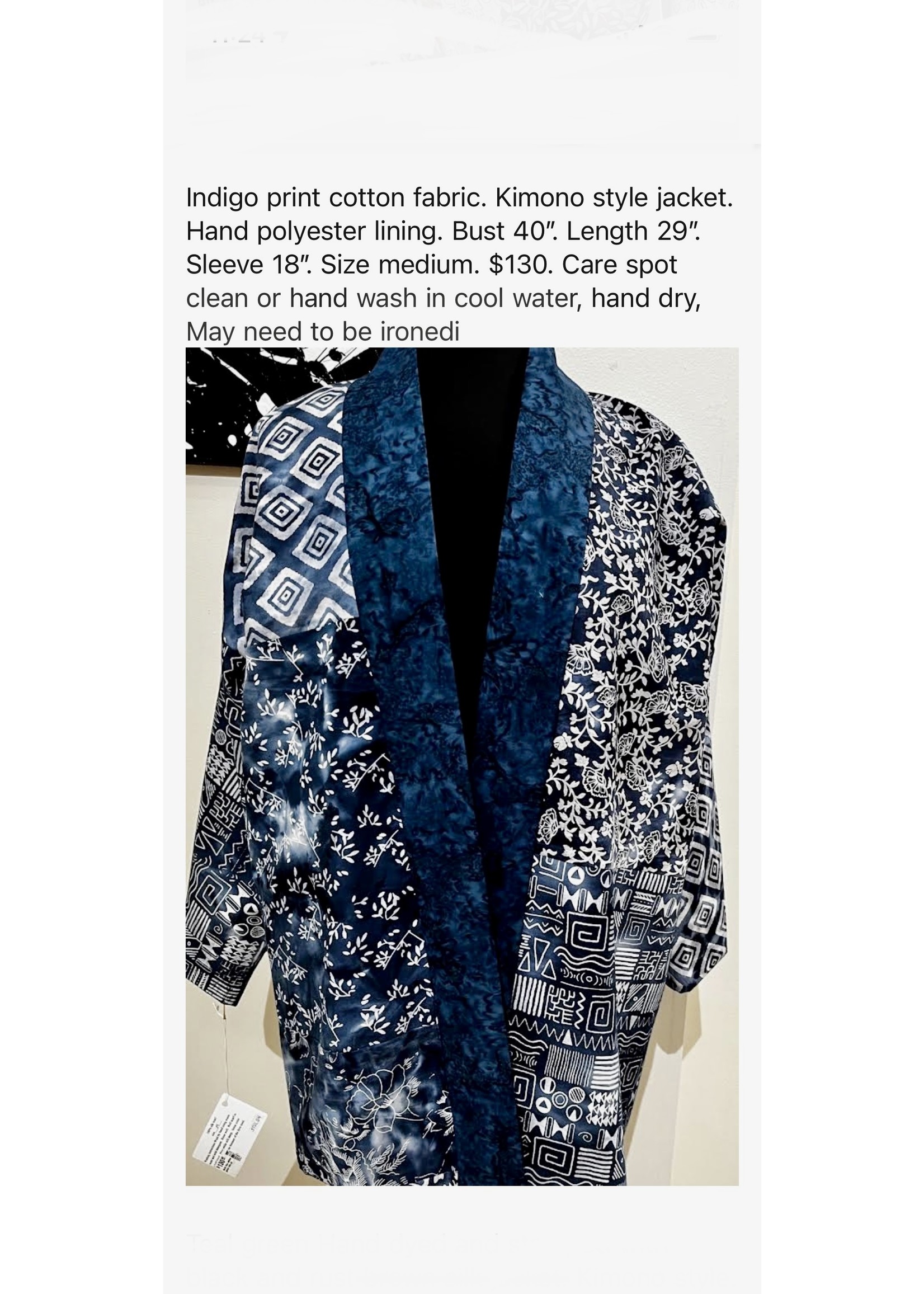 STUL-stultz blue ladies jacket size med