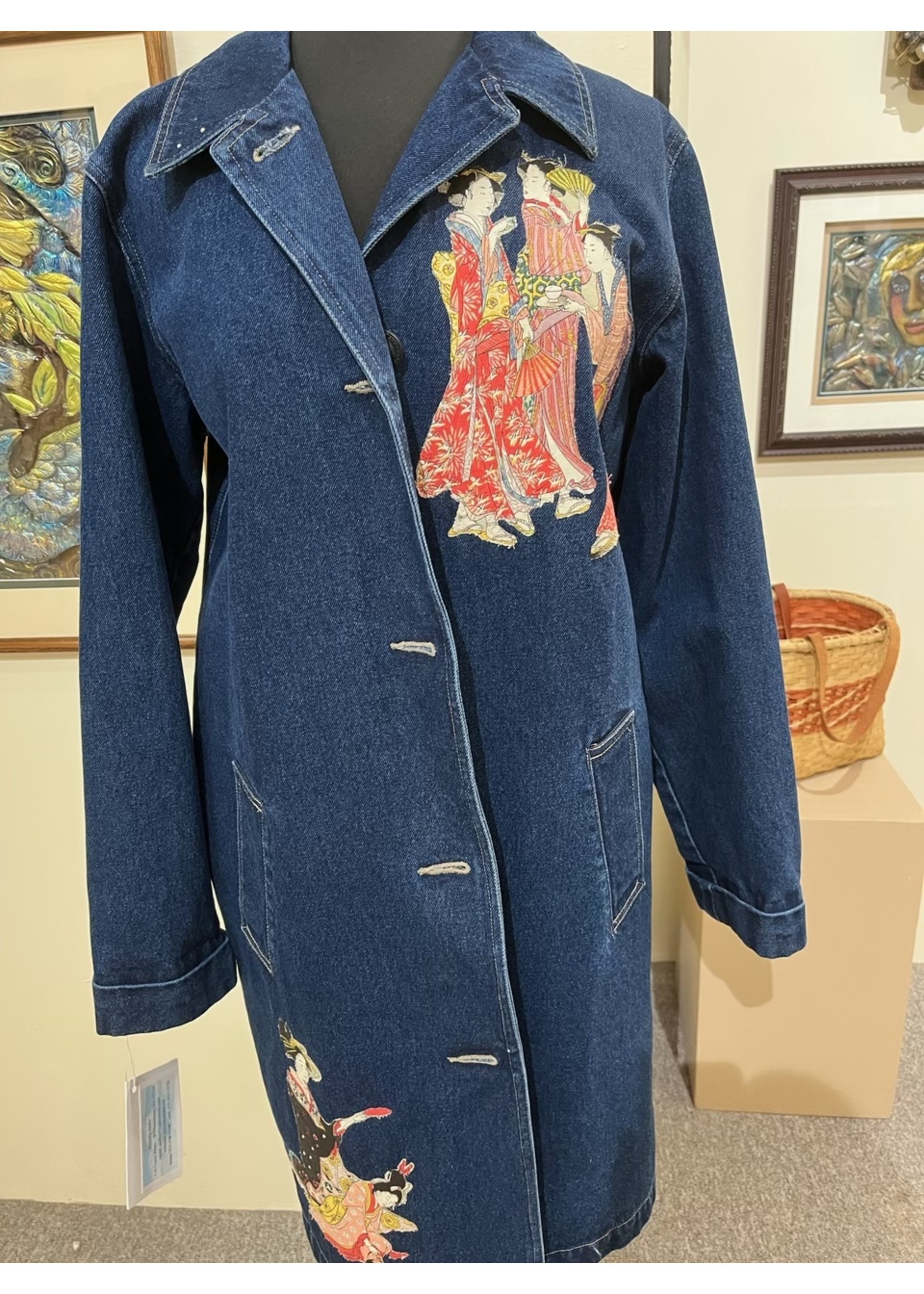 STUL JEAN DUSTER  LADIES COAT SIZE  L