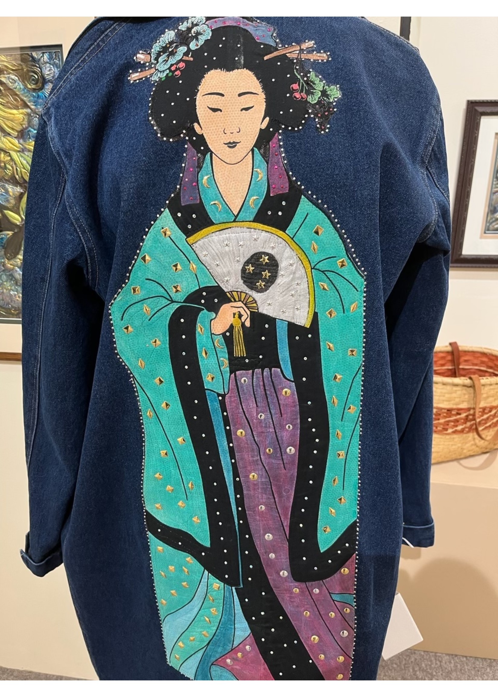 STUL JEAN DUSTER  LADIES COAT SIZE  L