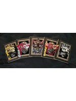 Lisa Boozer BOOZ  -  BOOZER       Stacking the Deck,    Mixed media, gallery mask, other