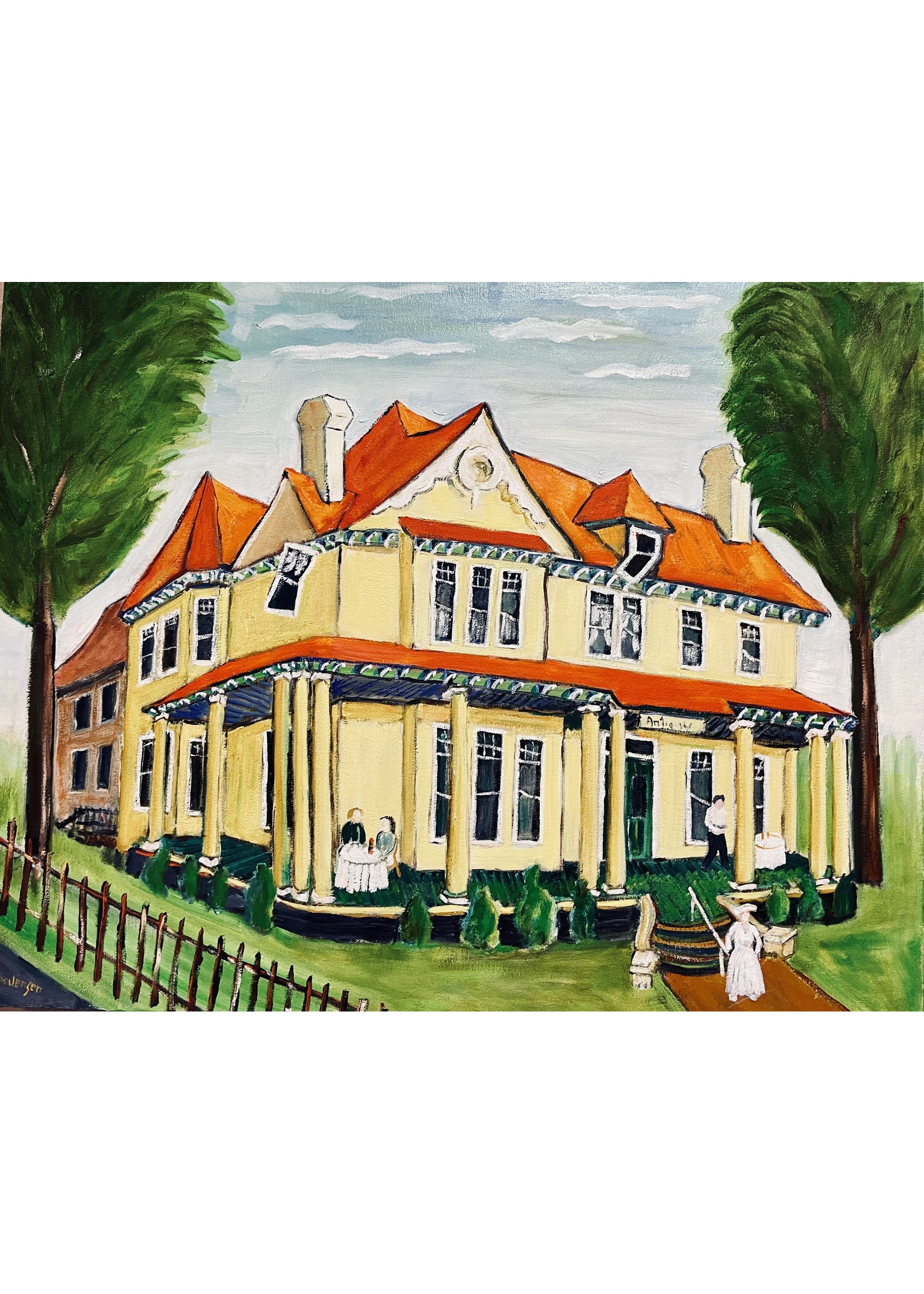 BLUESKIES GALLERY RON JENSEN 24X30 MAGNOLIA HOUSE