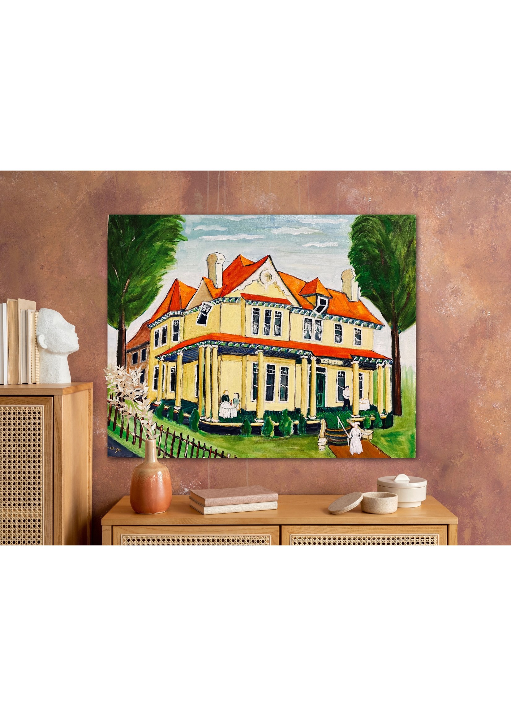 BLUESKIES GALLERY RON JENSEN 24X30 MAGNOLIA HOUSE