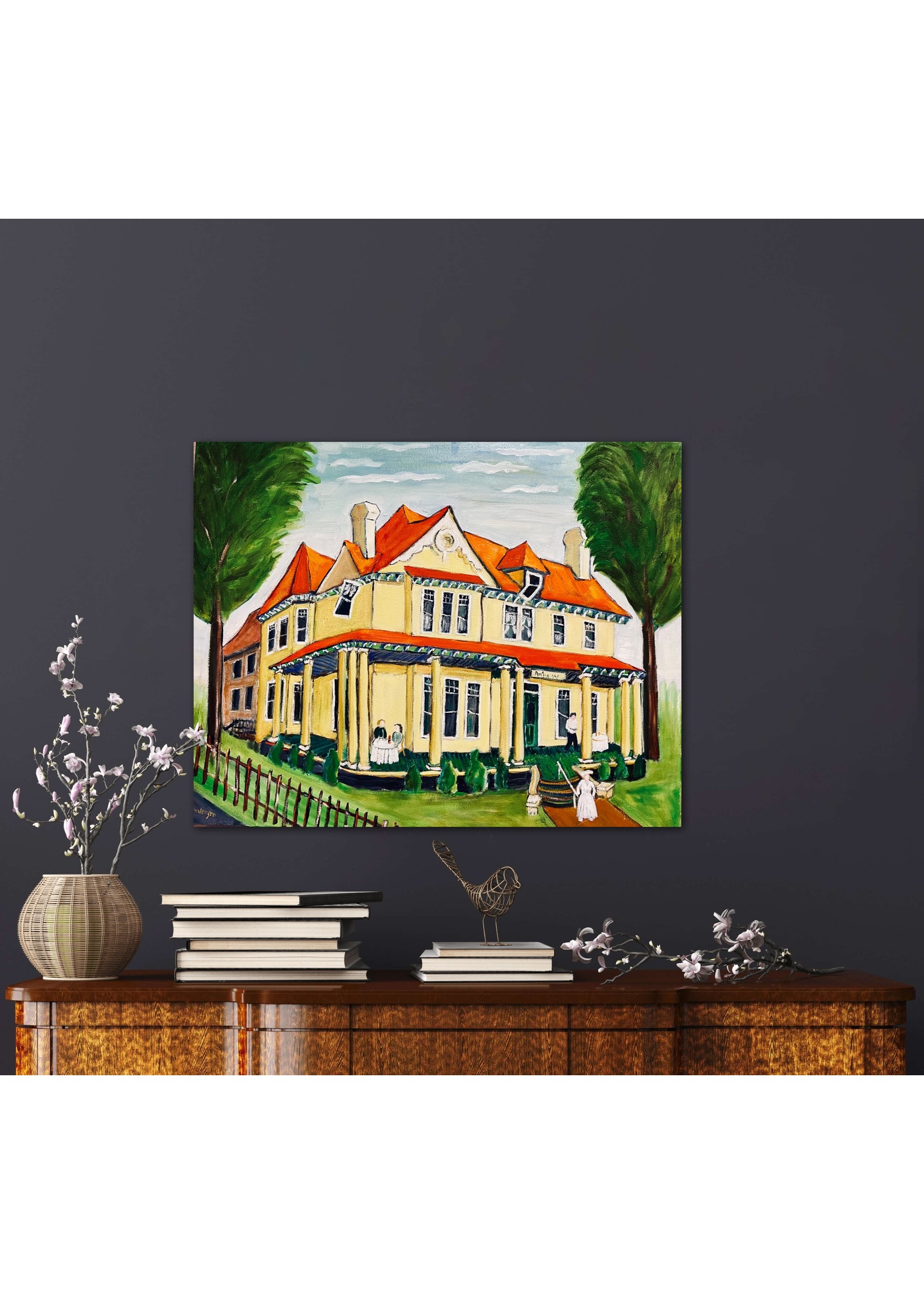 BLUESKIES GALLERY RON JENSEN 24X30 MAGNOLIA HOUSE