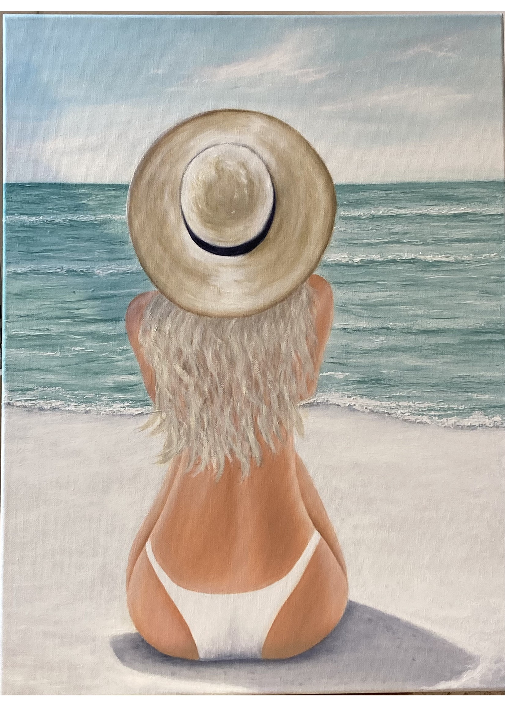 Kelly Richards Relax oil on canvas 18x24