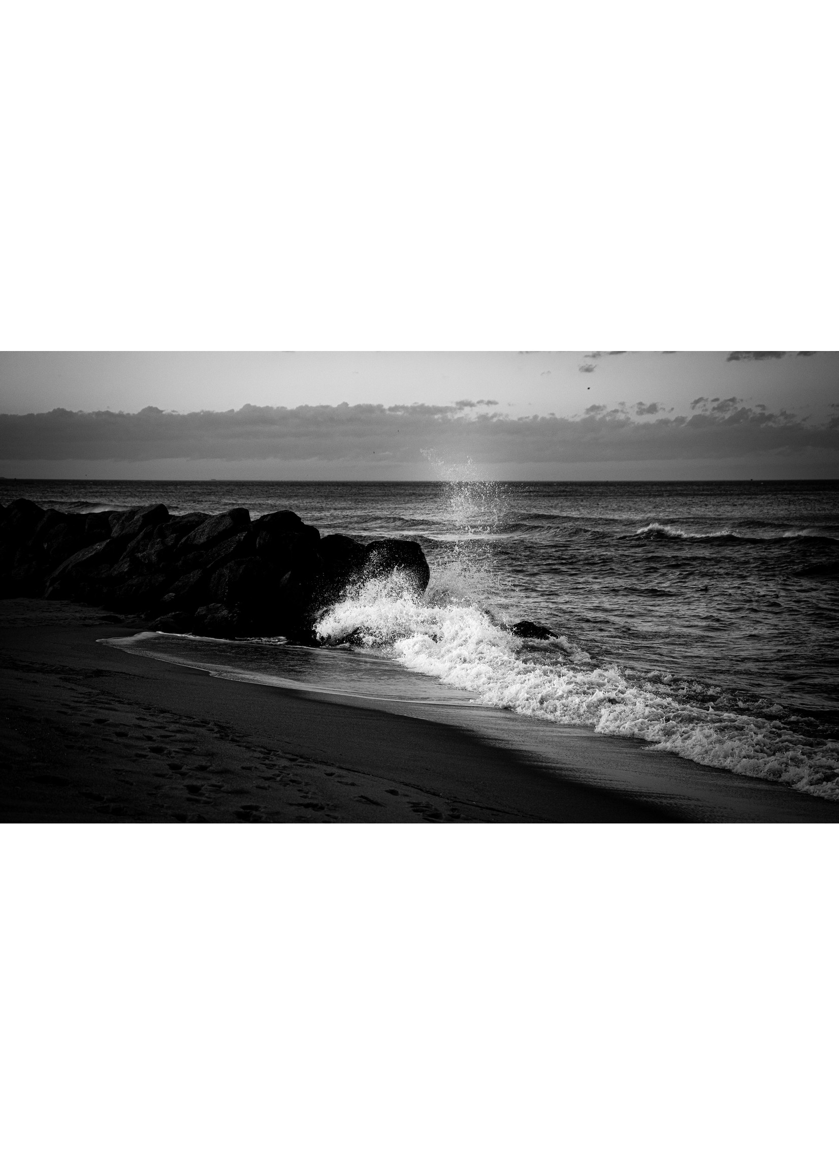 Justin Parker "It could be a wave" 8X10 Print