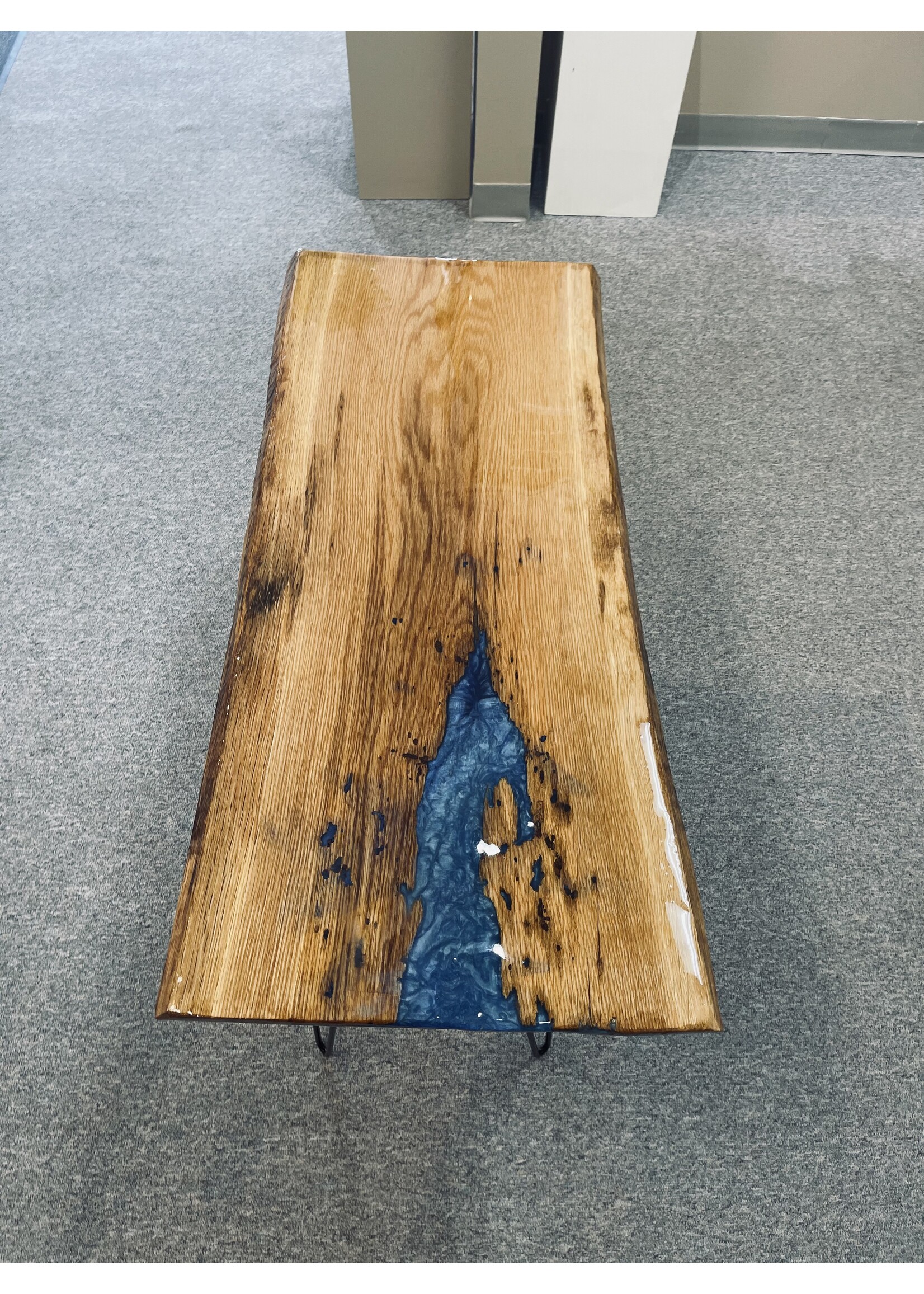 Mike Sexton MIKE SEXTON WHITE OAK RIVER TABLE  29 INCHES TALL 40 INCHES LONG