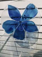 Joanna Glass JOANNA GLASS BLUE FLOWER DICHROIC CENTER LARGE