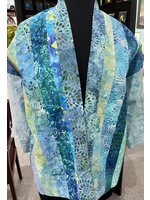 STULTZ PRISCILLA TEAL BATIK SIZE S