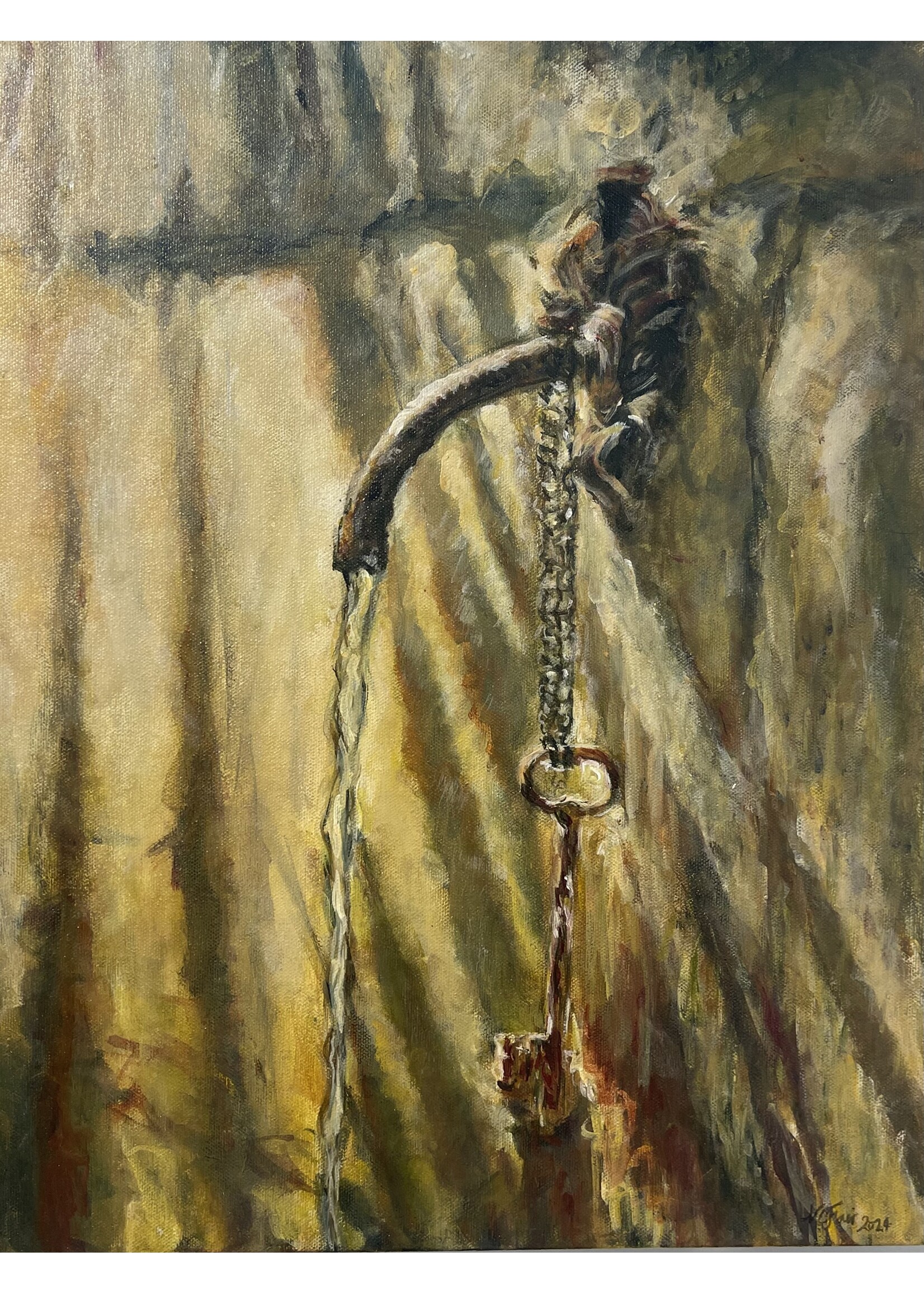 Nathalic Fair-The Key Of Life 20x16