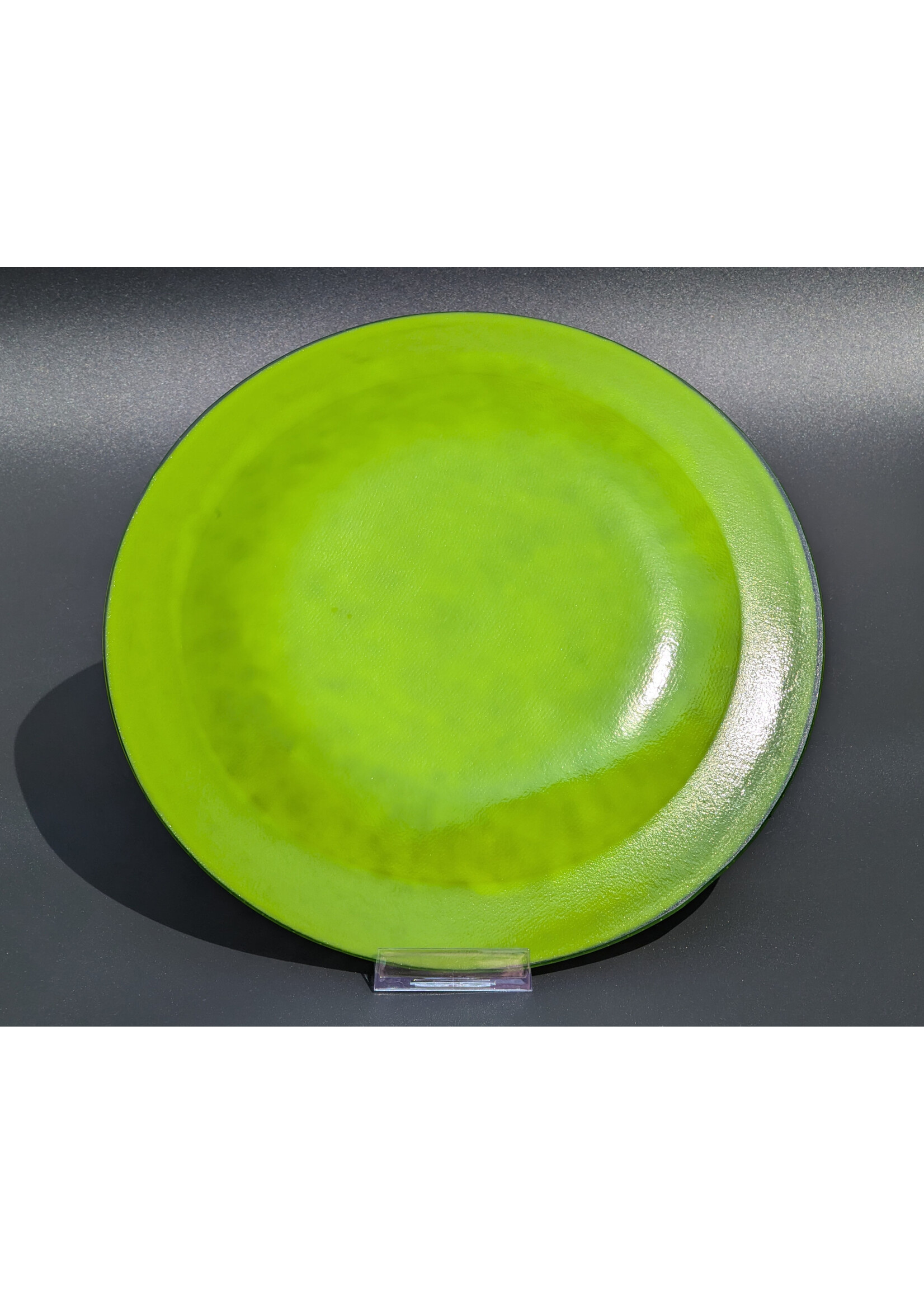 Joy Matthews Matthews Joy - Springwake Pressed Glass Plate 11 1/4" x 7/8" Food Safe