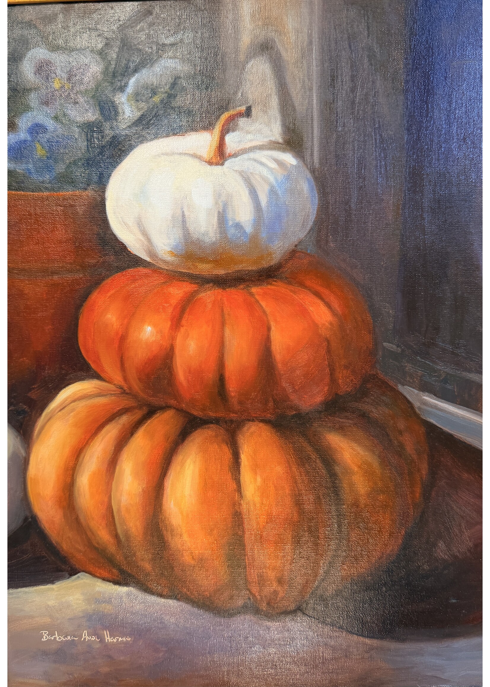 Barbara Anne Harris HARR - BARBARA Harris - Stacked Pumpkins