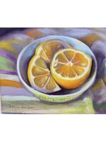 Barbara Anne Harris HARR - BARBARA Harris - Birds at the Beach 30x30 Lemon Bowl  8x10 oil