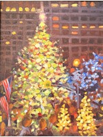 Barbara Anne Harris HARR - BARBARA Harris -Rockefeller Center, 11x14 oil