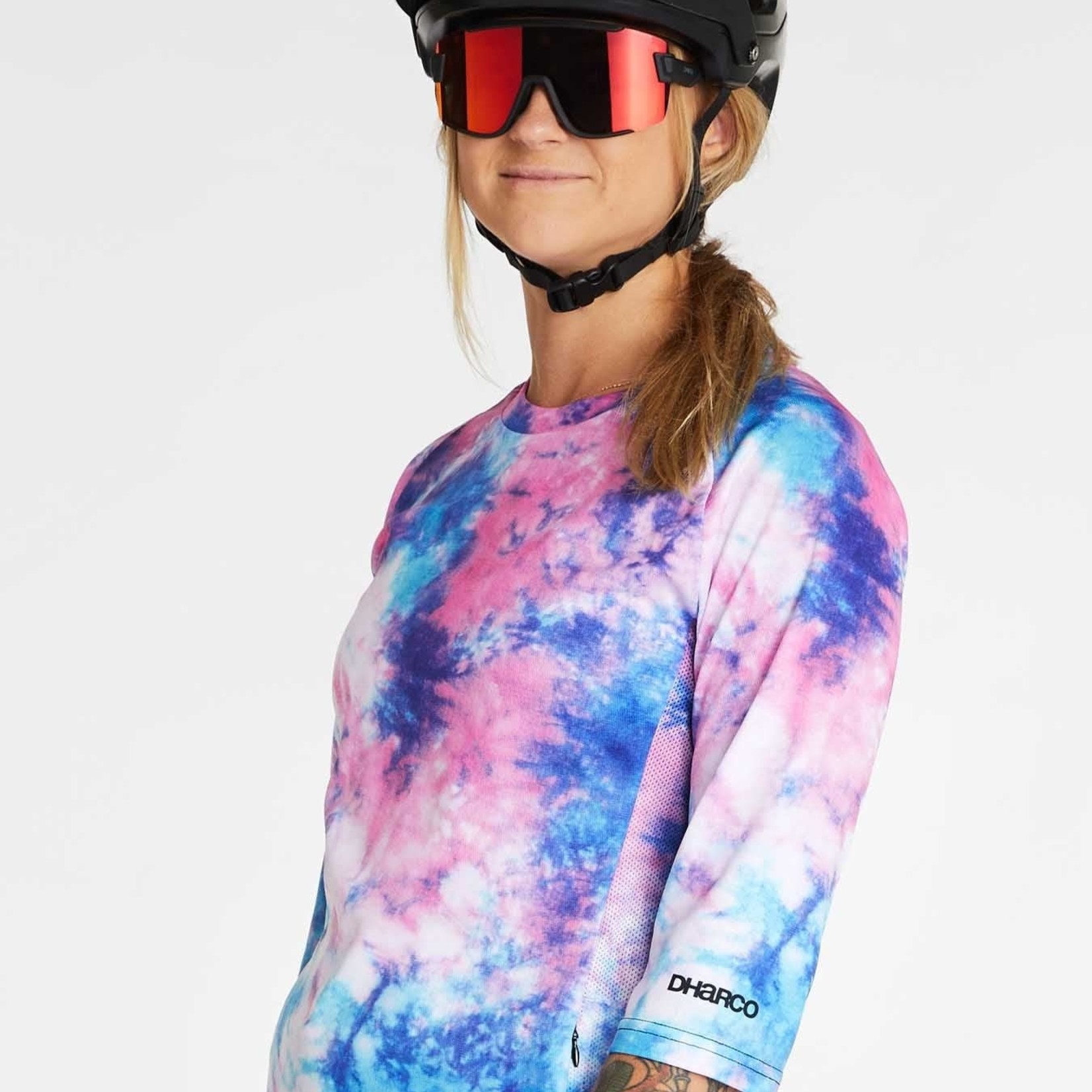 DHaRCO DHaRCO Womens 3/4 Sleeve Jersey Tie Dye M