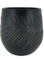 Planter Ava Round Leaf 13"