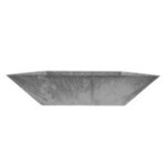 Planter Polystone Square Grey 11.75"