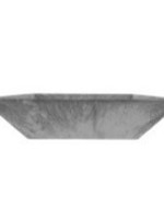 Planter Polystone Square Grey 11.75"