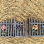 Miniature Fence with Gate (2pc)