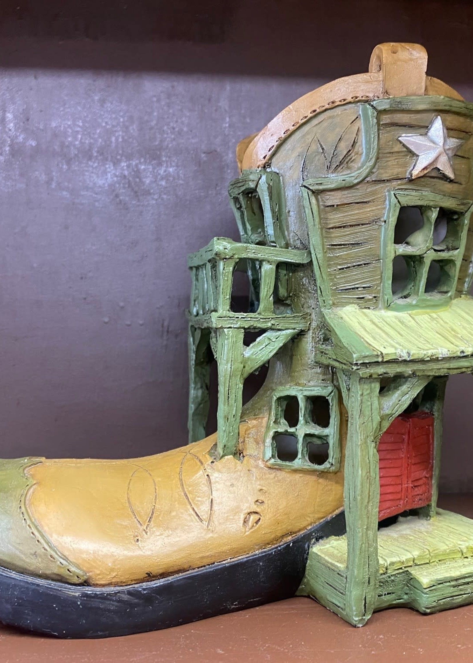 Miniature Home Cowboy Boot