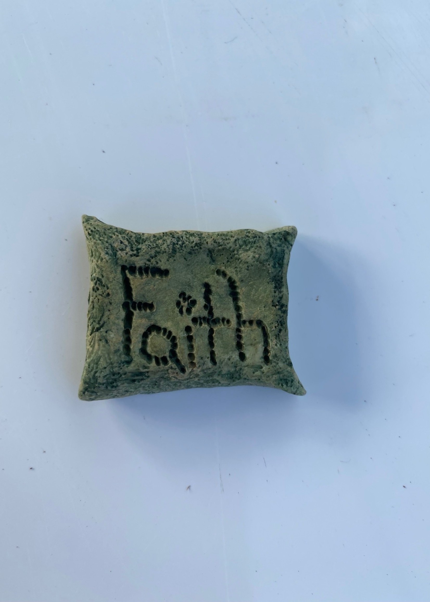 Miniature Faith Garden Stone