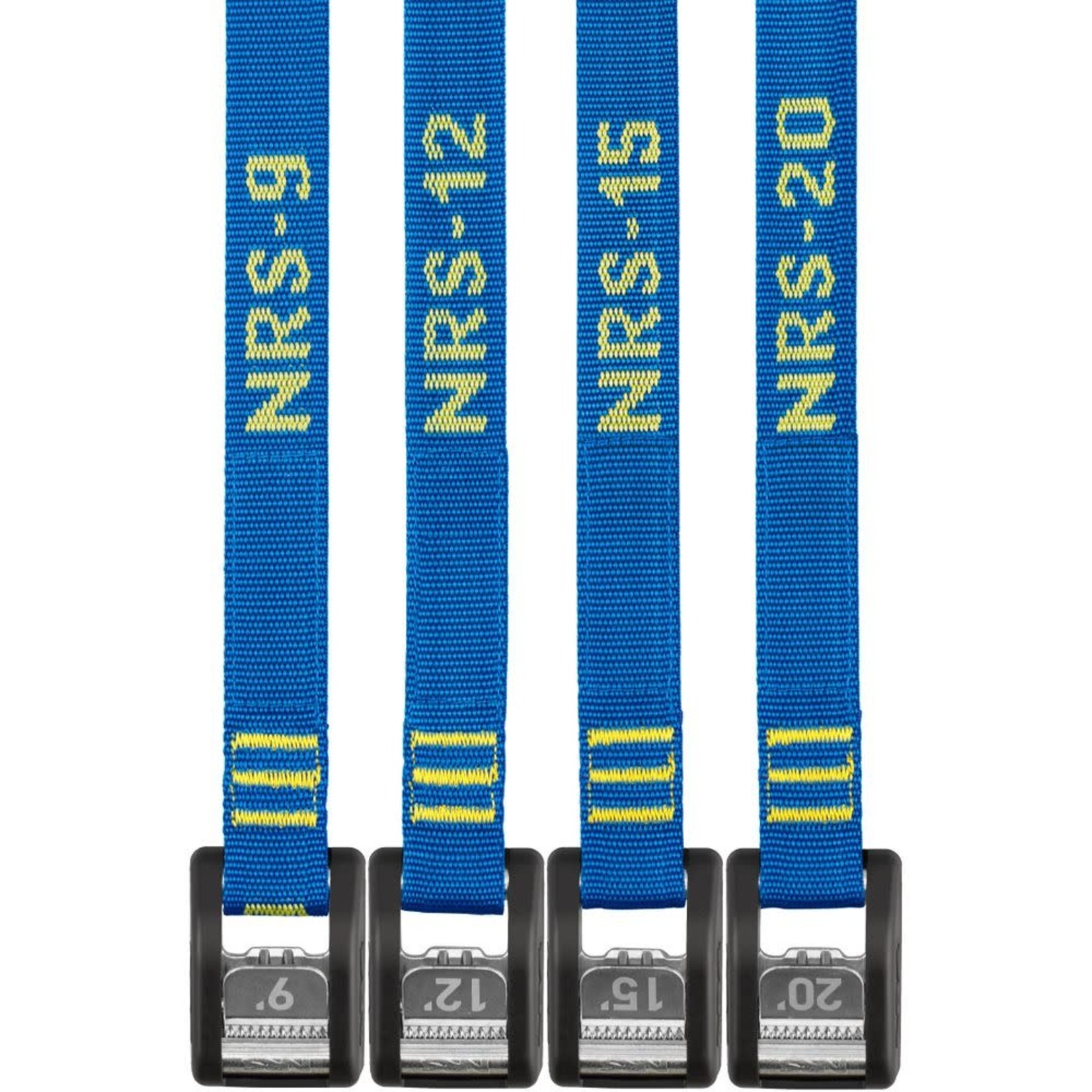 NRS NRS Buckle Bumper Straps Size: 9' Pair, Color: Iconic Blue
