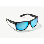 Bajio Bajio Boneville Black Matte/Blue Mirror Poly Sunglasses