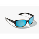 Bajio Bajio Balam Black Tort Split Gloss/Blue Mirror Poly Sunglasses