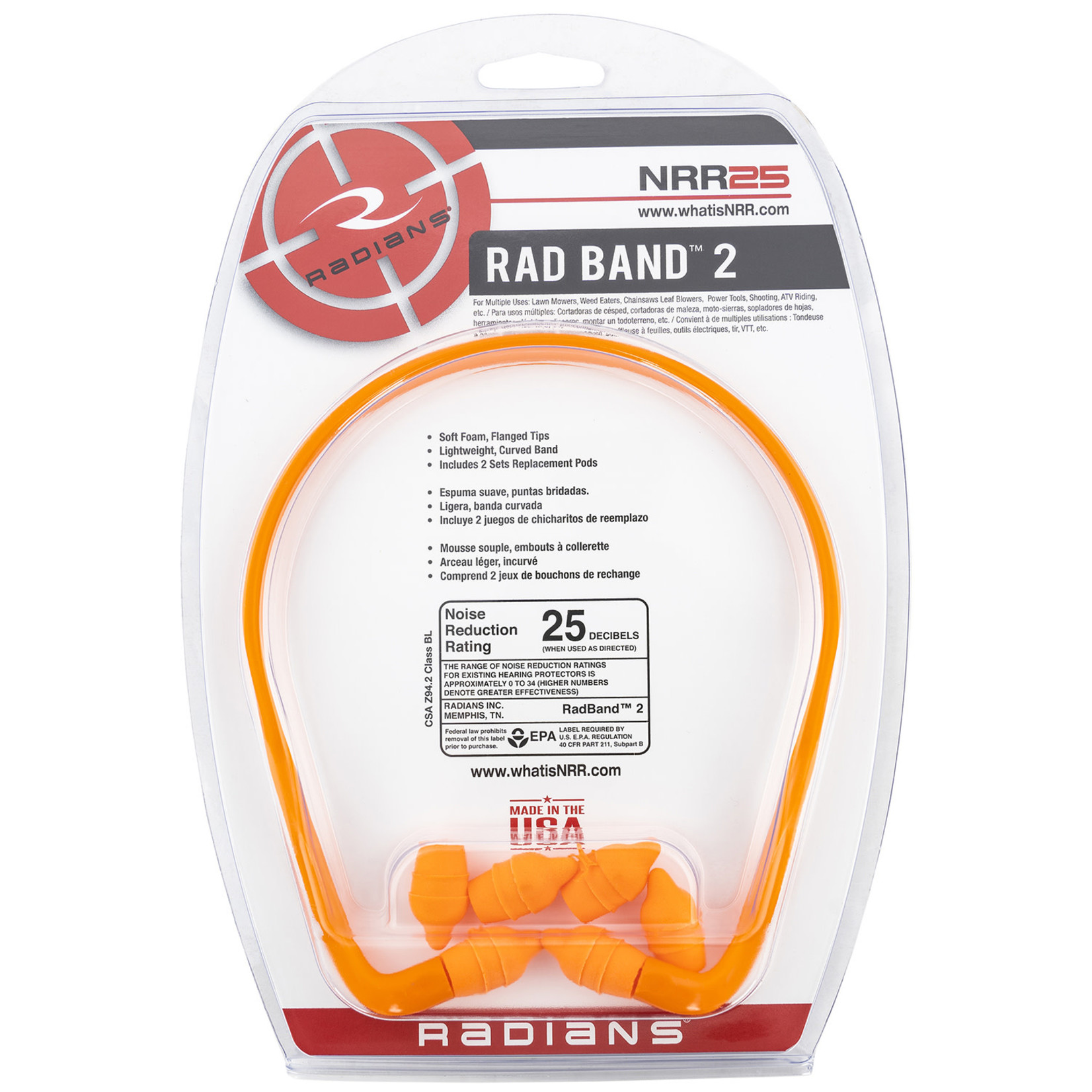 Radians Rad Band 2 Ear Plugs