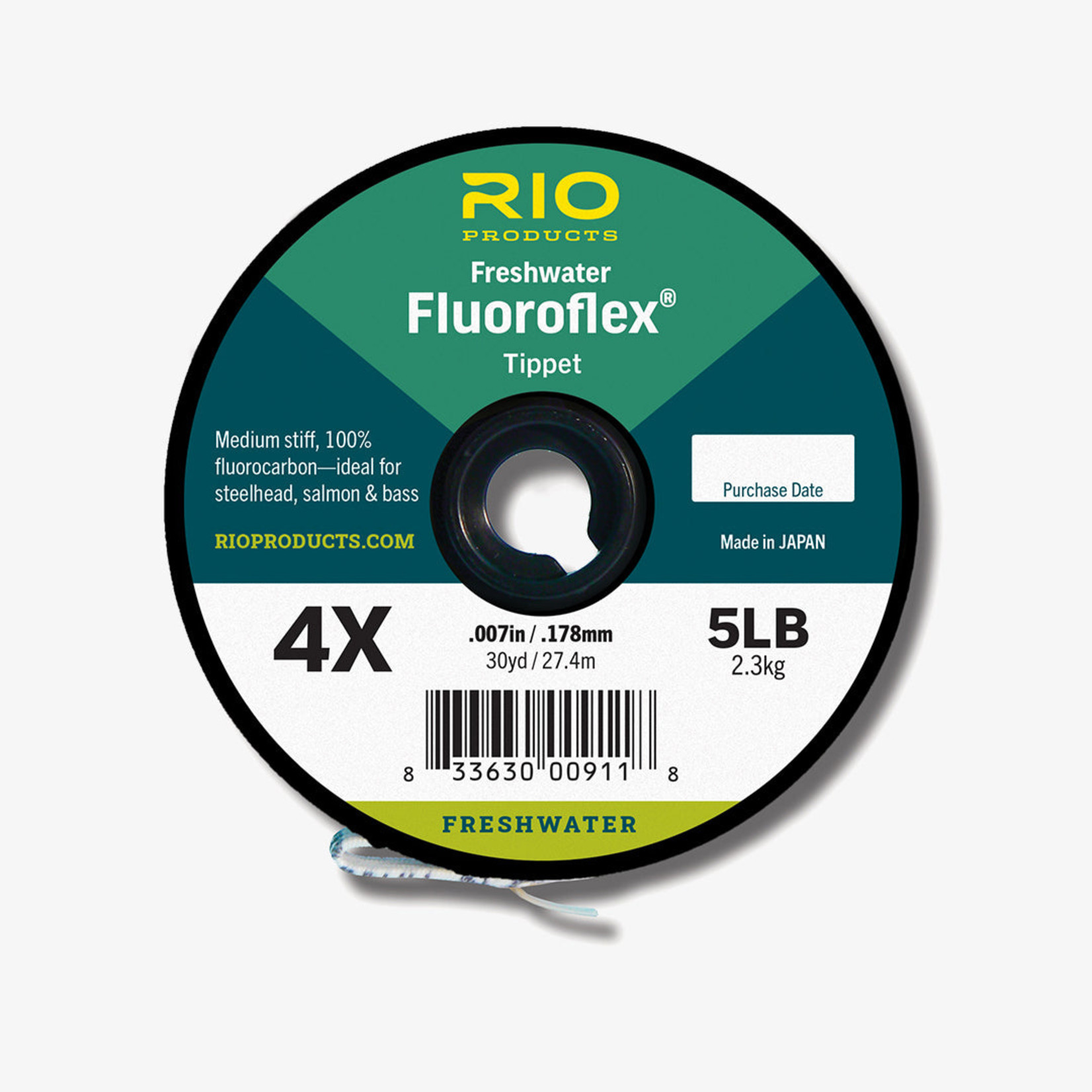 RIO Rio FLUOROFLEX FRESHWATER TIPPET 30YD 2X