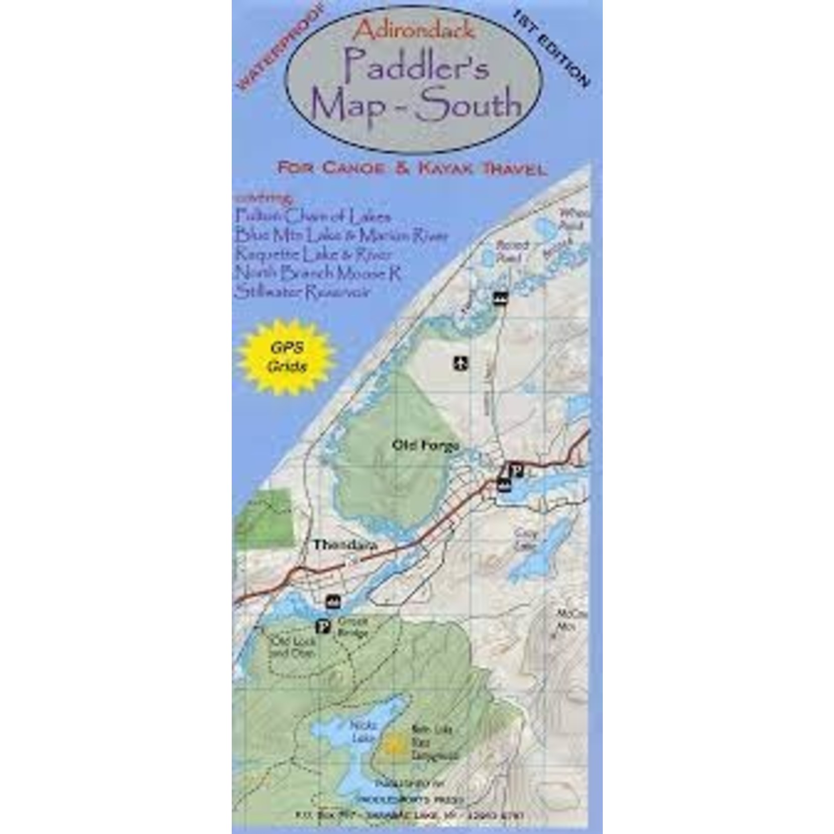 ADK PADDLERS MAP - SOUTH