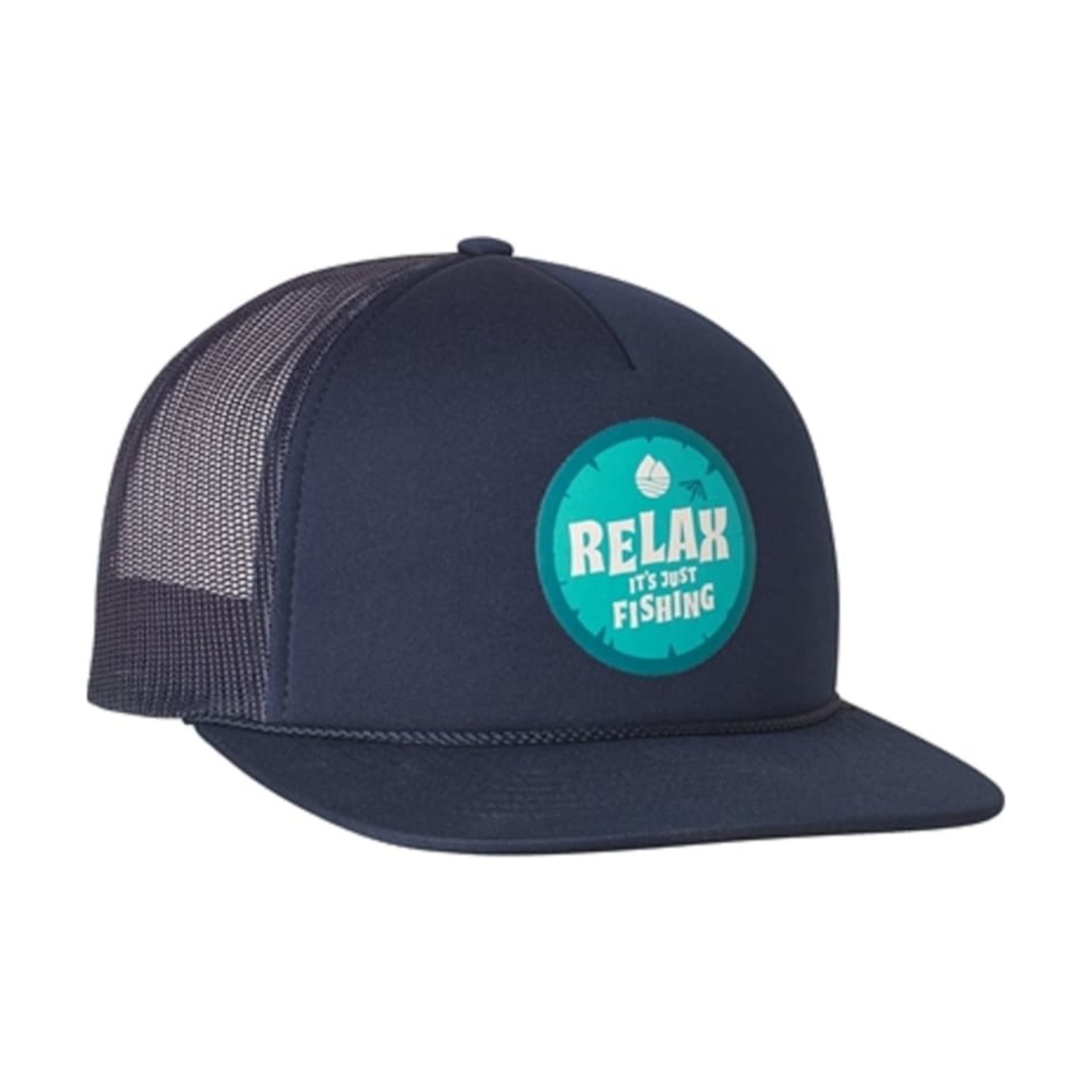 Redington Relax its just Fishing Hat Blue - Black Dog Outdoor Sports