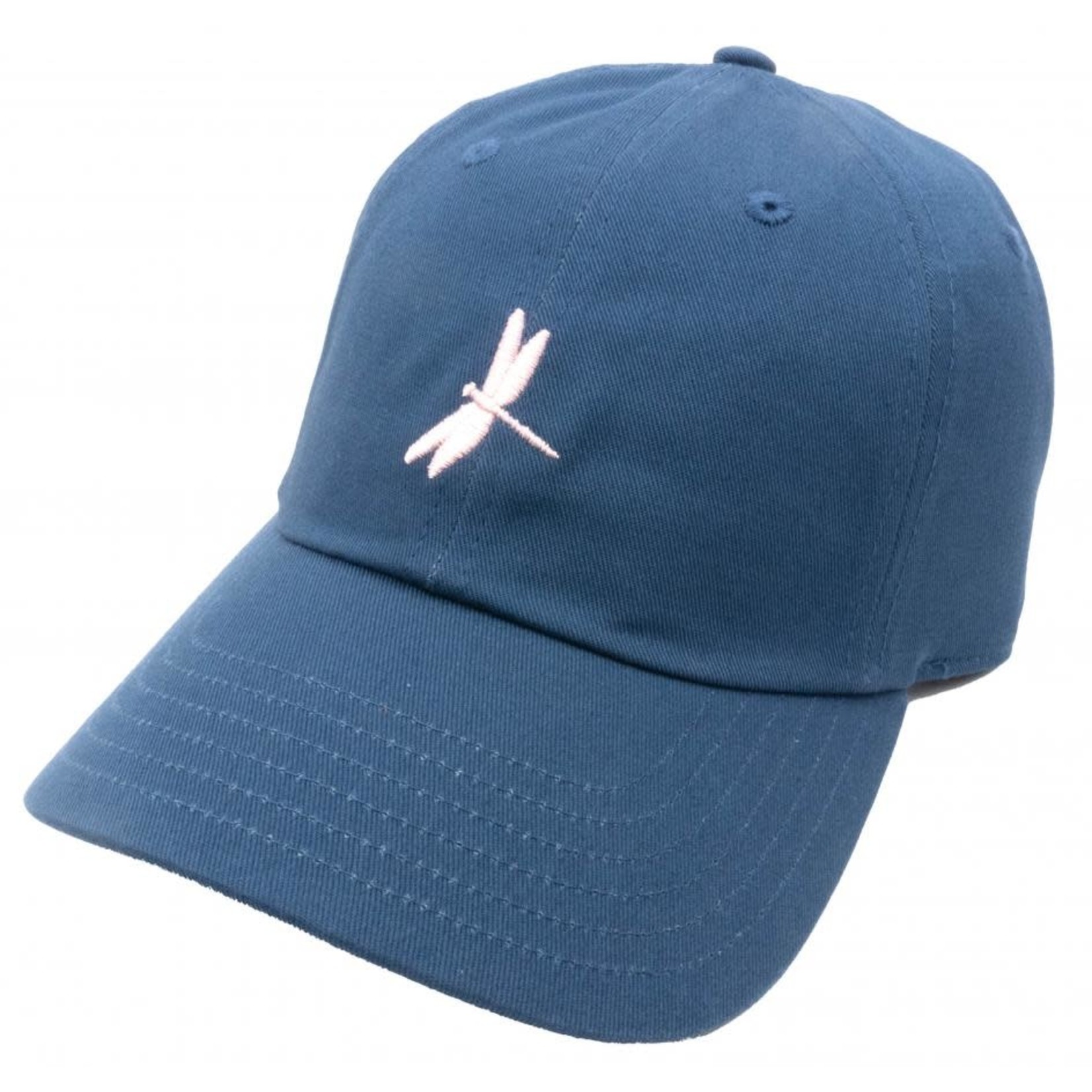 ORVIS Orvis Woman's Dragonfly Embroidery Hat Blue Pink