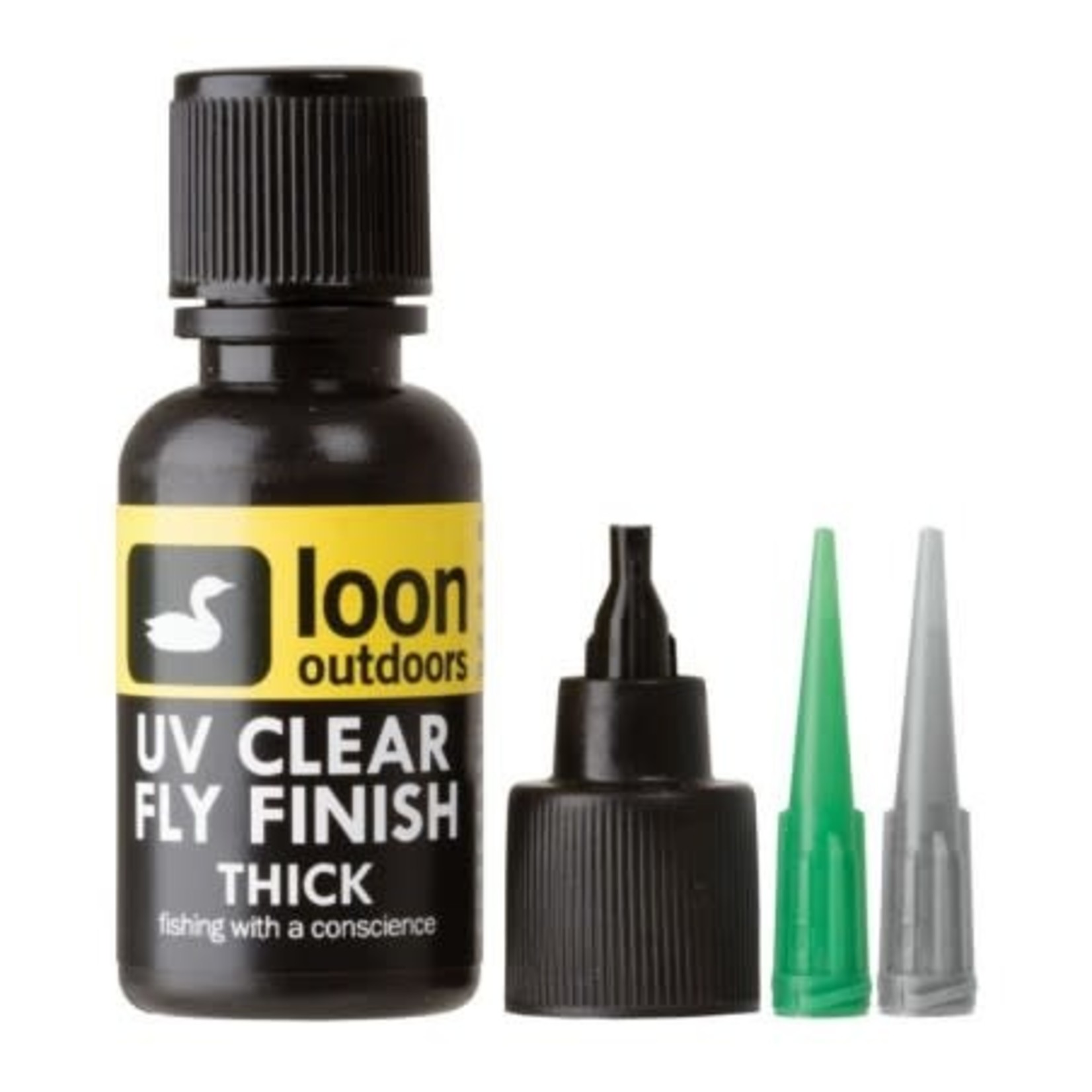LOON OUTDOORS Loon Outdoors UV Clear Fly Finish, Thick- 0.5 fl oz bottle