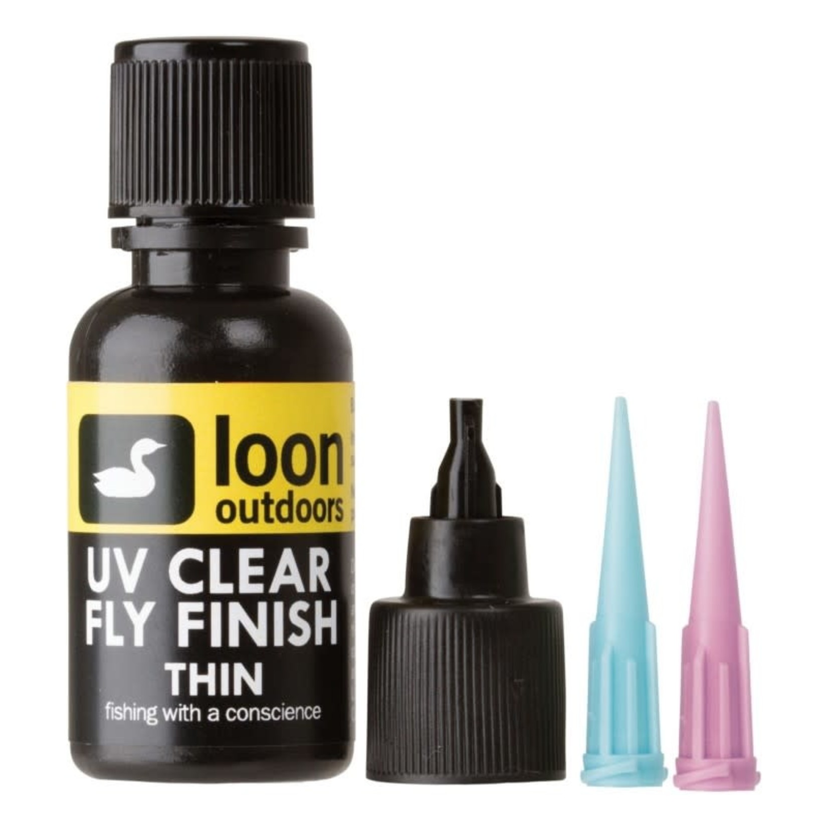LOON OUTDOORS Loon Outdoors UV Clear Fly Finish, Thin- 0.5 fl oz bottle