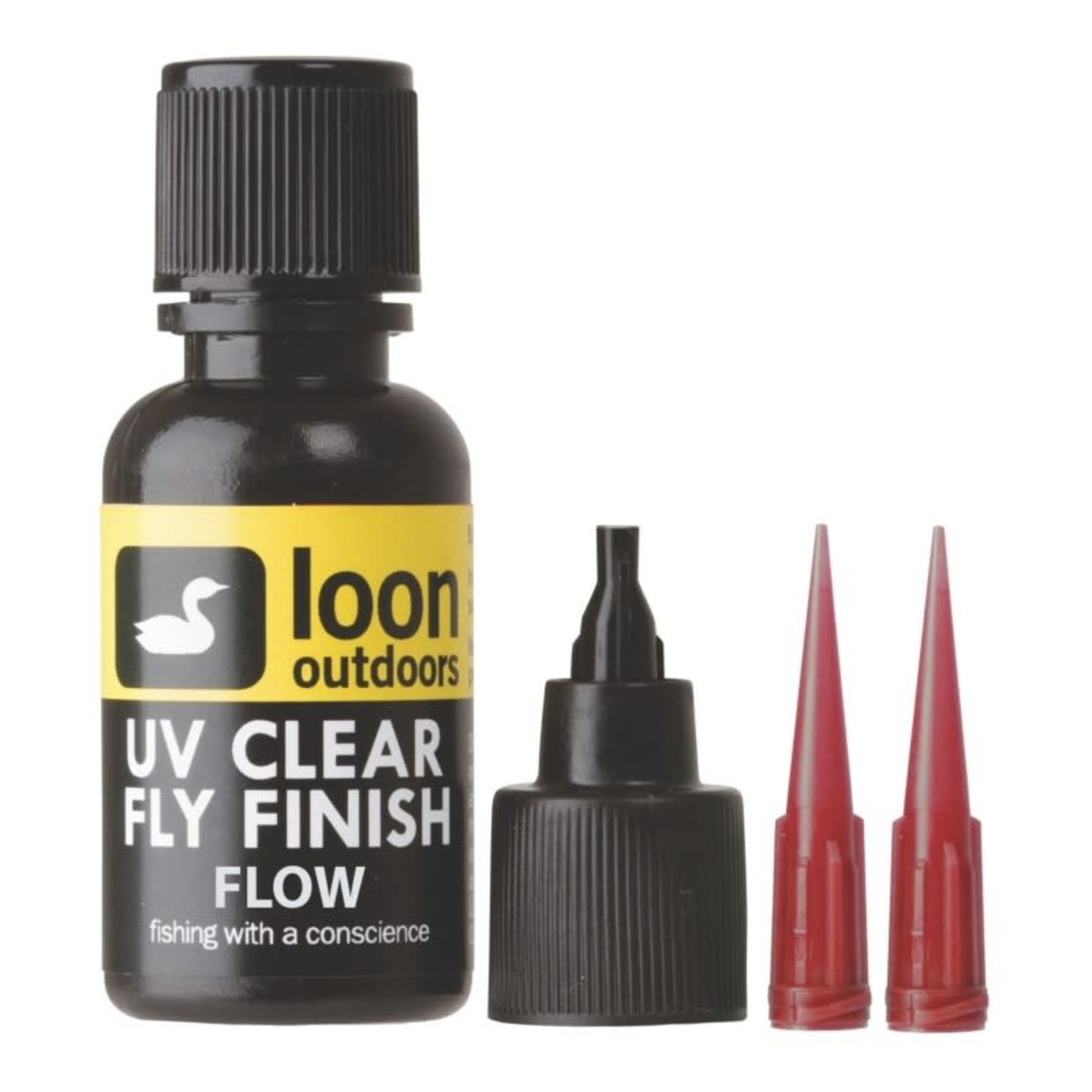 LOON OUTDOORS Loon Outdoors UV Clear Fly Finish, Flow - 0.5 fl oz bottle