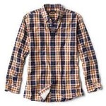 ORVIS Indigo Tech Plaid Shirt